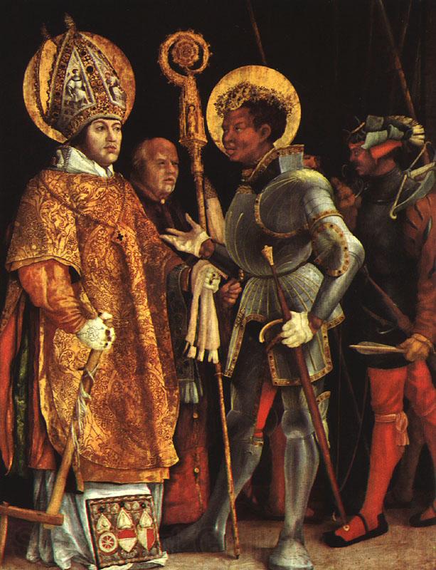  Matthias  Grunewald The Disputation of St.Erasmus and St.Maurice